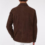 Oscar Jacobson - Oscar Jacobson - Milo leather jacket | Skindjakke Dark Mud brown