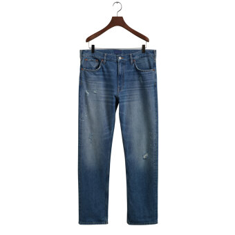 Gant - Gant - Worn and torn | Jeans Mid blue vintage