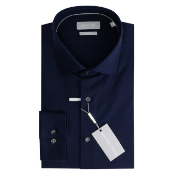 Michael Kors - Michael Kors - Stretch dobby slim fit | Skjorte Navy 