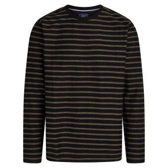 Signal - Signal - Elton stripe | L/S t-shirt Black