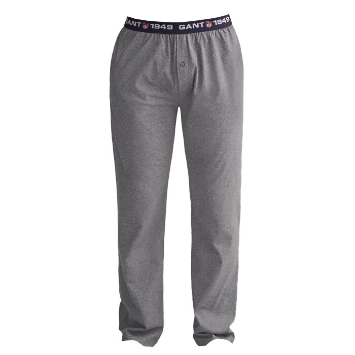 Gant - Gant - Retro shield pyjama pants | Pyjamasbuks Dark grey mel.