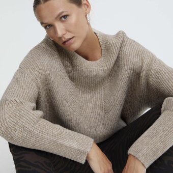 ICHI ( Dame ) - ICHI - IHMYLLE LS2 | STRIK 1304011 OATMEAL MELANGE