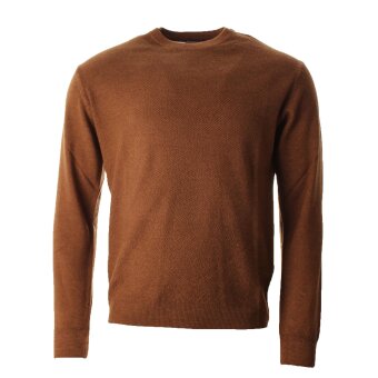 Limited Edition - Limited Edition - Crew wool sweater | Strik Brown