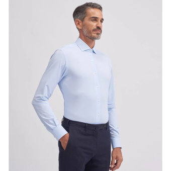 Xacus - Xacus - Active shirt 11460 | Tailored fit Skjorte Lyseblå