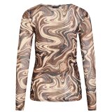 Love&divine ( Dame ) - LOVE&DIVINE - LOVE660-12 | MESH TOP CHOCO