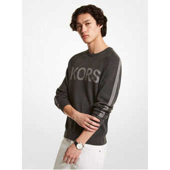 Michael Kors - Michael Kors - Kors logo crew | Strik Charcoal melange 