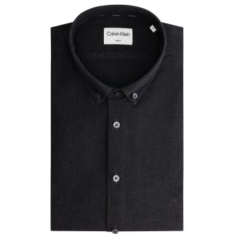 Calvin Klein  - Calvin Klein - Soft touch solid slim shirt | Skjorte Dark grey