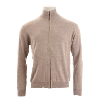 Limited Edition - Limited Edition - Plain full zip | Cardigan Beige