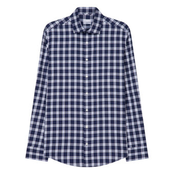 Seidensticker - Seidensticker - Kent shirt 655640 | Slim fit Skjorte Blue 