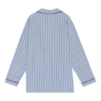 Ambassador  - Ambassador - 90-7 Flonnel  | Pyjamas Lyseblå M. Strib
