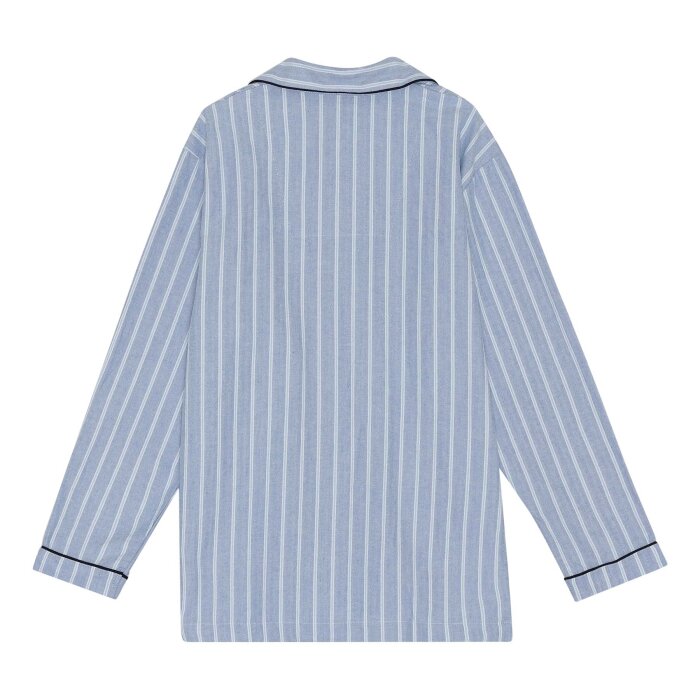 Ambassador  - Ambassador - 90-7 Flonnel  | Pyjamas Lyseblå M. Strib