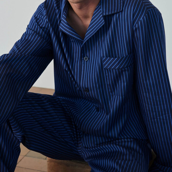 Ambassador  - Ambassador - 9-6 Satin | Pyjamas Blå Strib