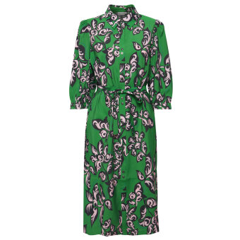 Pulz Jeans ( Dame )  - PULZ - PZLI DR | KJOLE GREEN PRINTED