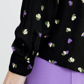 ICHI ( Dame ) - ICHI - IHELIMA | SKJORTE BLACK FLOWER