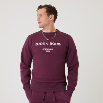 Bjørn Borg - Bjørn Borg - Sweatshirt crew | Grape wine