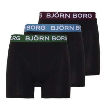 Bjørn Borg - Bjørn Borg - 3-pack tights | MP006 Sort