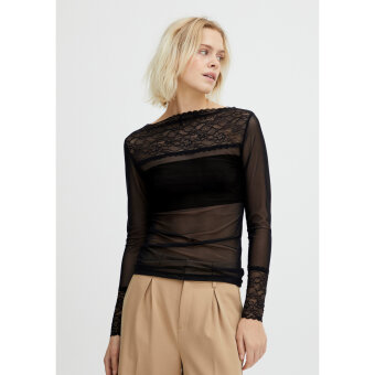 ICHI ( Dame ) - ICHI - IHODETTA | MESH TOP BLACK