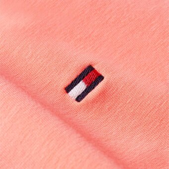 Tommy Hilfiger  - Tommy Hilfiger - Stretch slim fit tee | T-shirt Peach dusk