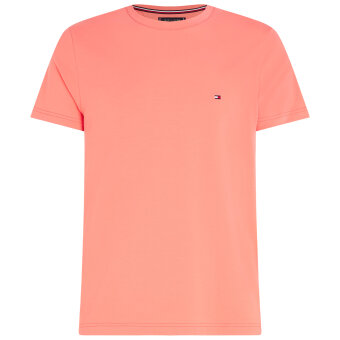 Tommy Hilfiger  - Tommy Hilfiger - Stretch slim fit tee | T-shirt Peach dusk