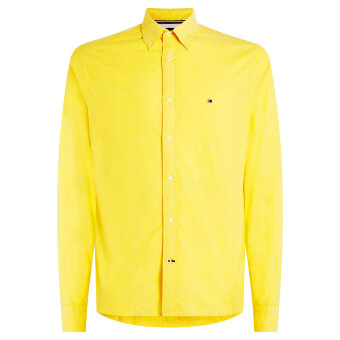 Tommy Hilfiger  - Tommy Hilfiger - 1985 flex oxford RF | Skjorte Vivid yellow