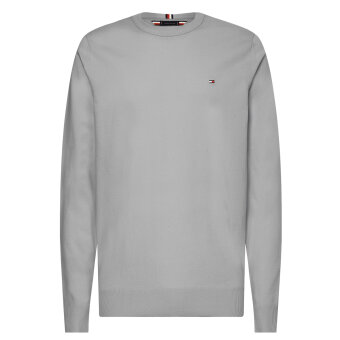 Tommy Hilfiger  - Tommy Hilfiger - The 1985 Sweater Crew | Strik Medium Grey