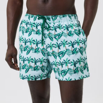 Bjørn Borg - Bjørn Borg - Print swim shorts | Badeshorts Palmy Green