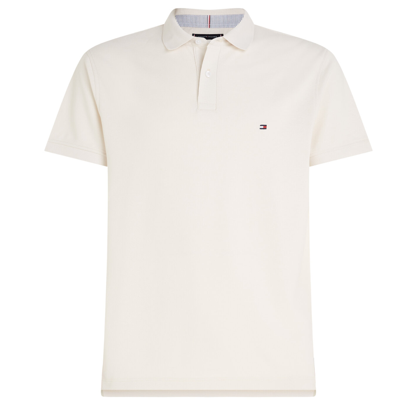 Tommy Hilfiger 1985 regular Polo Tshirt i Weathred white Fri fragt