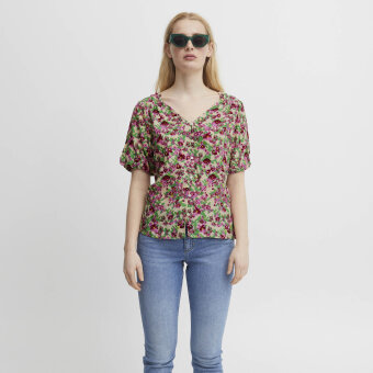 ICHI ( Dame ) - ICHI - IHENORA SH2 | BLUSE STRUCTURED FLOWER ICHI ( Dame ) - ICHI - IHENORA SH2 | BLUSE STRUCTURED FLOWER