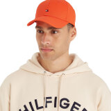 Tommy Hilfiger  - Tommy Hilfiger - Flag cap | Kasket Deep orange 