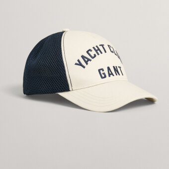 Gant - Gant - Contrast mesh trucker cap | Kasket Cream