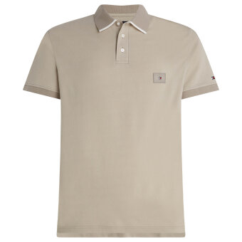 Tommy Hilfiger  - Tommy Hilfiger - Under collar regular | Polo t-shirt Stone