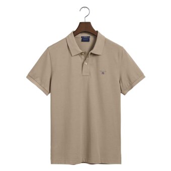 Gant - Gant - Original pique | Polo T-shirt Concrete beige