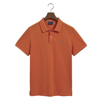Gant - Gant - Original pique | Polo T-shirt Pumpkin orange