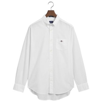 Gant - Gant - Cotton/linen shirt | Skjorte White 
