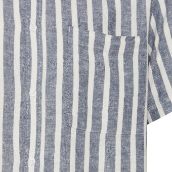 Solid - Solid - Fried linen shirt | Hør skjorte Insignia blue