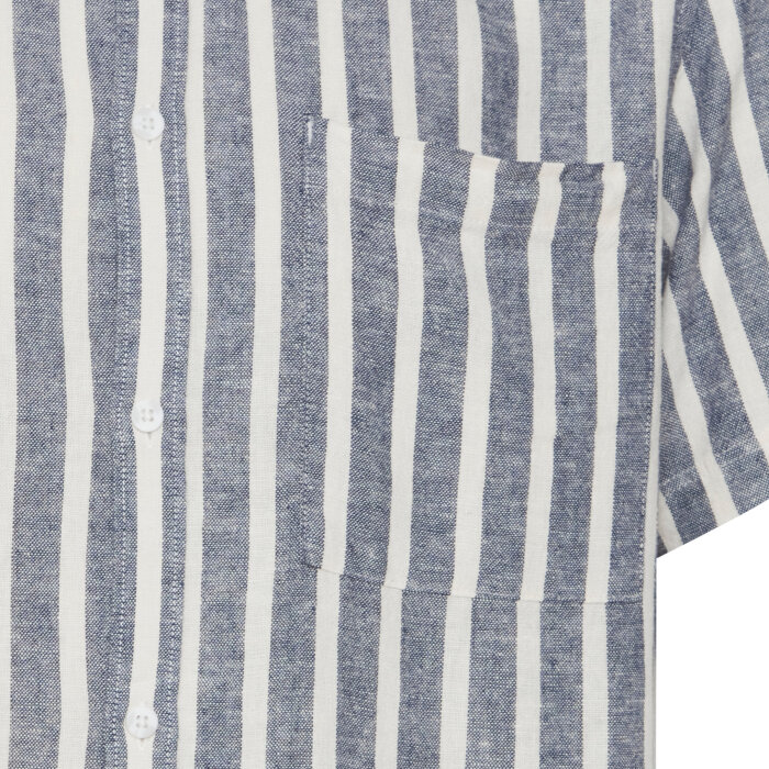 Solid - Solid - Fried linen shirt | Hør skjorte Insignia blue