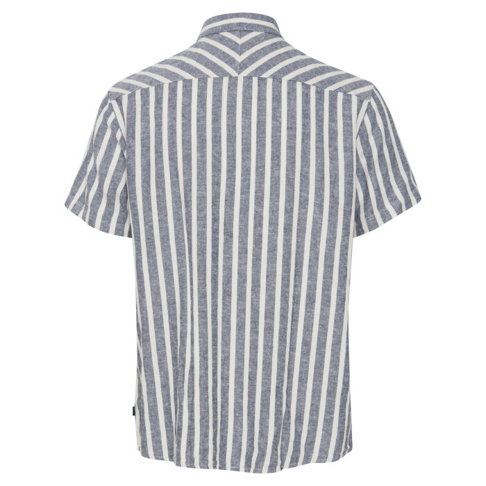 Solid - Solid - Fried linen shirt | Hør skjorte Insignia blue