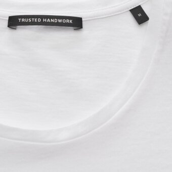 TRUSTED HANDWORK - Trusted Handwork - PIMA tee | T-shirt White