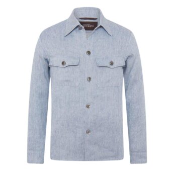 Oscar Jacobson - Oscar Jacobson - Maverick | Overshirt Blue 