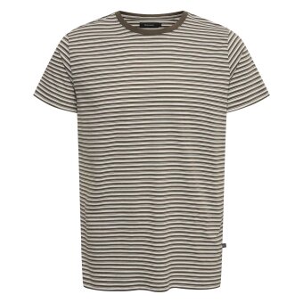 Matinique - Matinique - Jermane stripe | T-shirt Brown soil