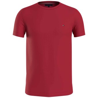 Tommy Hilfiger  - Tommy Hilfiger - Stretch slim fit tee | T-shirt Primary red
