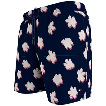 Tommy Hilfiger  - Tommy Hilfiger - Drawstring print | Badeshorts Floral blue