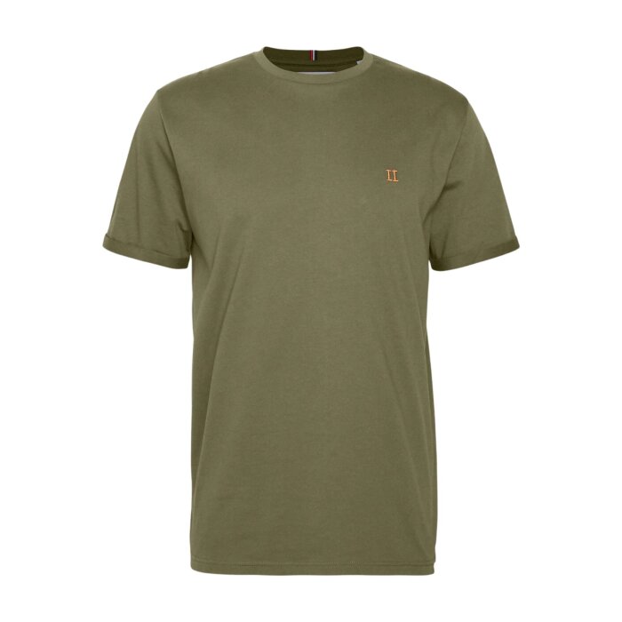 LES DEUX - Les Deux - Nørregaard | T-shirt Olive/orange