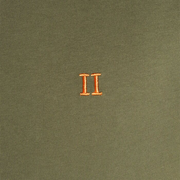 LES DEUX - Les Deux - Nørregaard | T-shirt Olive/orange