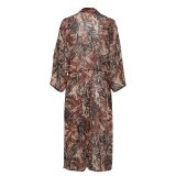 Pulz Jeans ( Dame )  - PULZ - PZHOLLY WING SL. DRESS | KJOLE BROWN TROPICA