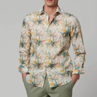 Xacus - Xacus - 722ML shirt | Tailored fit Skjorte Blomst