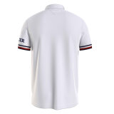 Tommy Hilfiger  - Tommy Hilfiger - TH monotype cuff slim | Polo T-shirt White