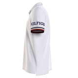 Tommy Hilfiger  - Tommy Hilfiger - TH monotype cuff slim | Polo T-shirt White