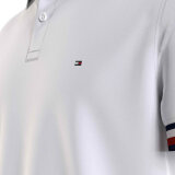 Tommy Hilfiger  - Tommy Hilfiger - TH monotype cuff slim | Polo T-shirt White