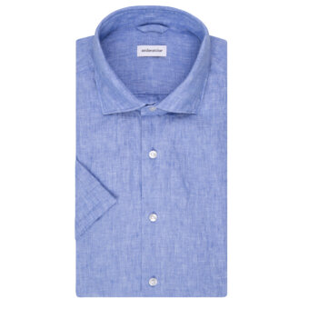 Seidensticker - Seidensticker - 840451 new Kent shirt | K/Æ Hørskjorte Blue